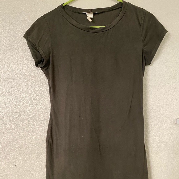 Forrest Green Suede Dress - Picture 2 of 3